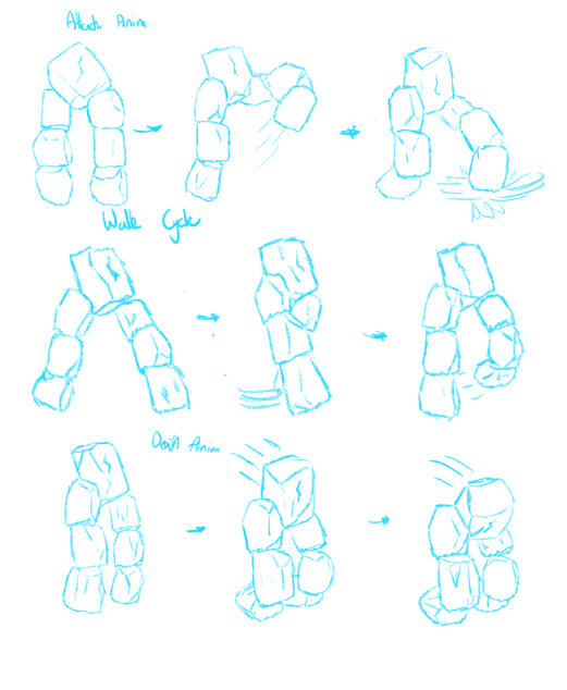 Rock Monster Animations