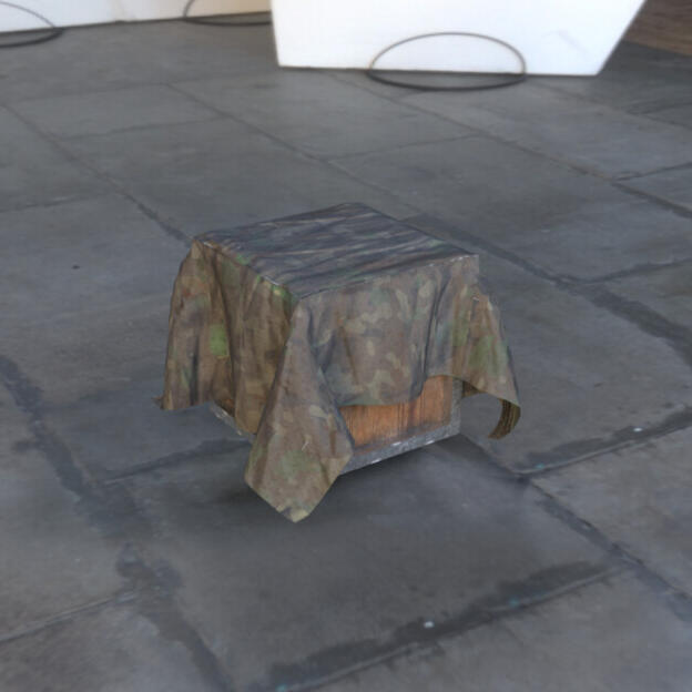 Game-ready crate asset for Project: Aryx